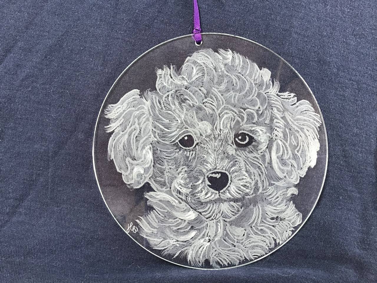 Glass Engraving - Dog